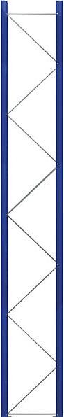 Actual product image eurokraft pro Pallet racking upright, flat pack, height 5250 mm, depth 750 mm.