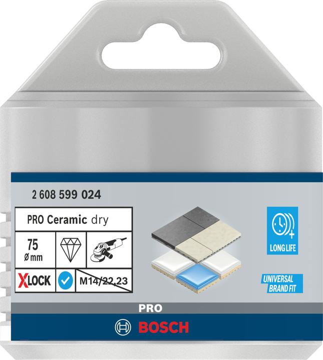 Produktbild Bosch Professional Zubehör PRO Core Cutter dry X-Lock, 75 x 35 mm (75 Millimeter)