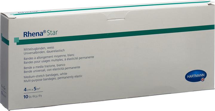 Image du produit Rhena Star Bandes élastiques 4cmx5m blanc ouvert