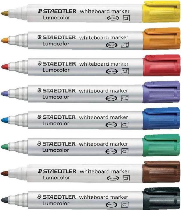 Produktbild Staedtler Lumocolor 351 (Orange, Violett, Blau, Grün, Braun, Rot, Schwarz, Pink, 2 mm, 8 x)