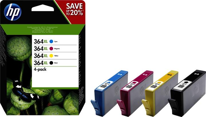 HP 364xl (M, FC, Y, C)