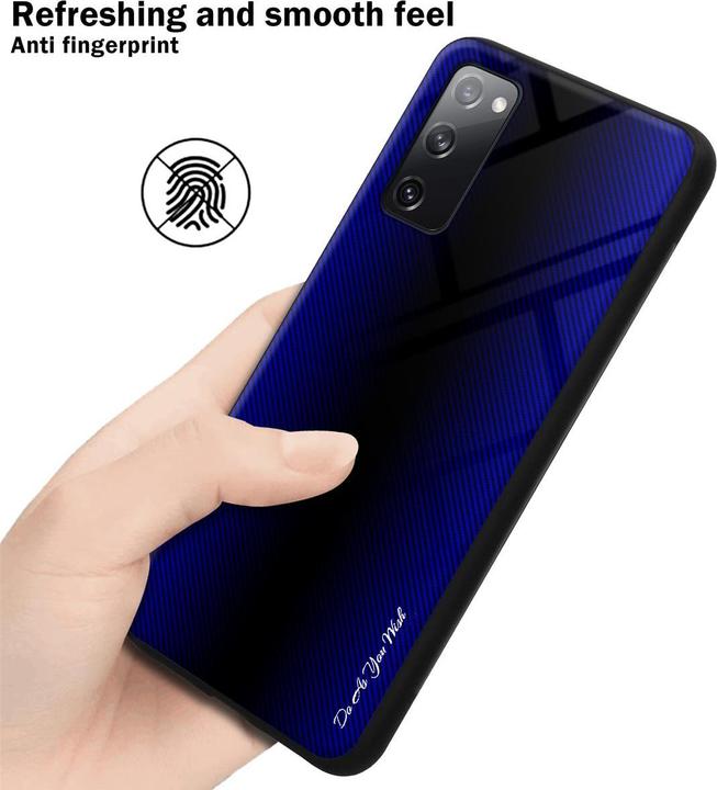 Actual product image Cadorabo Bumper TPU Gestreiftes Glas (Samsung Galaxy S20 FE)