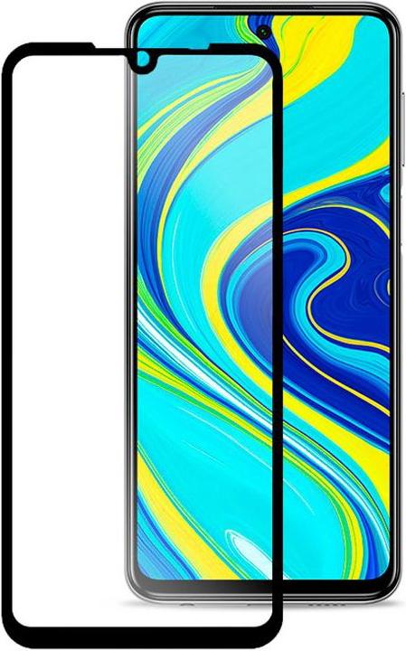Produktbild iLike Xiaomi Redmi Note 9 Pro / Redmi Note 9S 2.5D Black Frame Full Glue (1 Stück, Xiaomi Redmi Note 9 Pro)