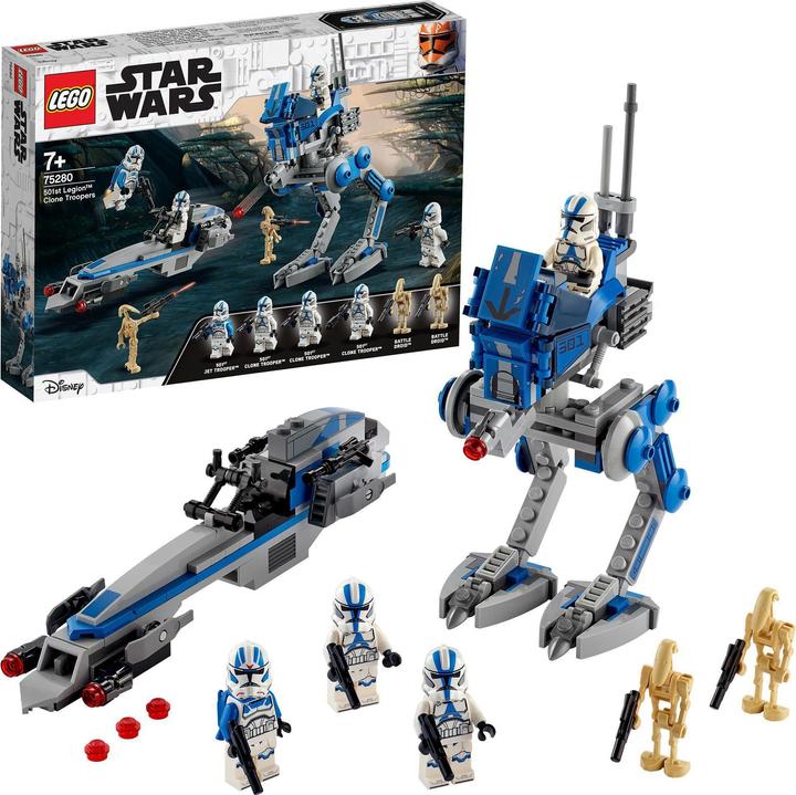 Image du produit LEGO Les Soldats Clones de la 501ème légion (75280, LEGO Star Wars)