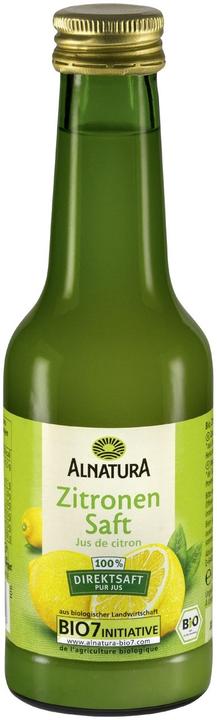 Actual product image Alnatura Organic lemon juice 0,2l