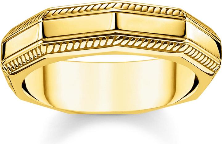 Thomas Sabo Anneau carré or (52, Argent 925)