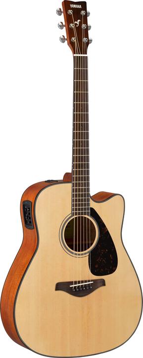 Yamaha FGX800C (Halbakustik Gitarre, Nato, Urea, Die-cast chrome, Okoume, Rosewood + Walnut, Fichte)