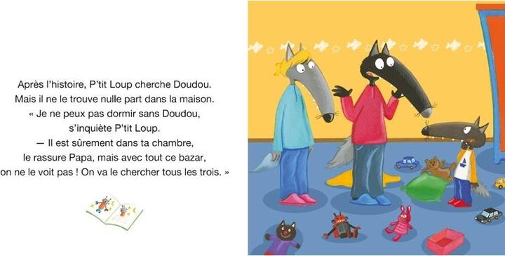 Immagine prodotto P'tit Loup ne veut pas ranger (Francese, Lallemand Orianne, Thuillier Eléonore, 2019)