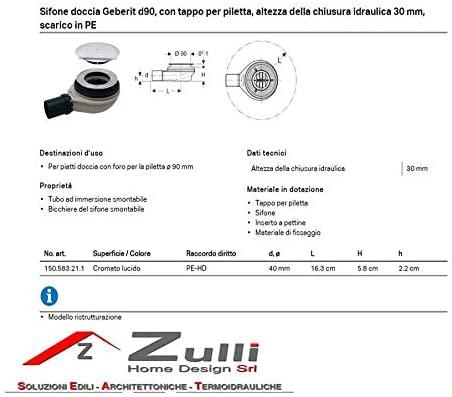 Actual product image Geberit Duschablaufgarnitur (Drainage set)