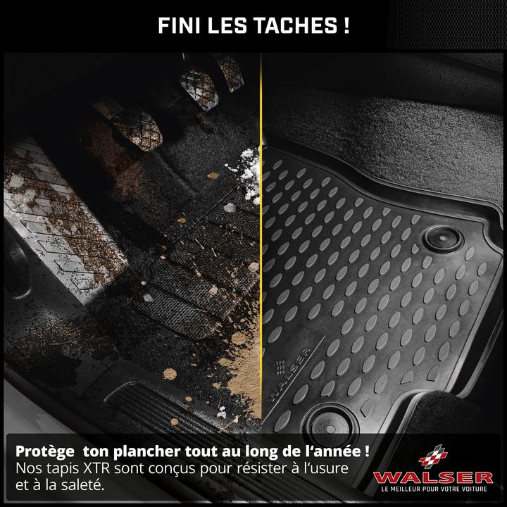 Image du produit Walser Tapis en caoutchouc XTR pour Ford Mondeo IV 03/2007 - 01/2015 (2 tapis avant + 2 tapis arrière)