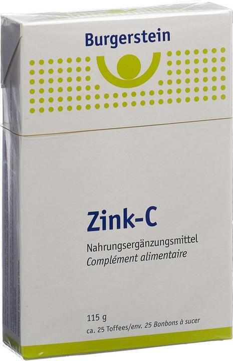 Actual product image Burgerstein Zinc-C (1 Piece, Toffees, 100 g)