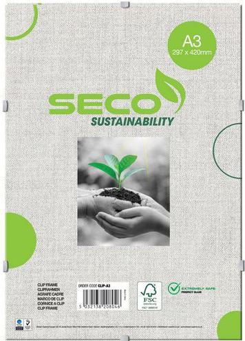 Produktbild Seco Cliprahmen CLIPA3 Transparent 440mm x 320mm (A3)