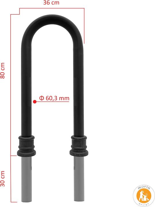 Produktbild Moria Design Fahrradhalter zum Einbetonieren