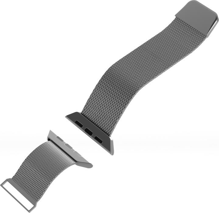 Immagine prodotto Puro Fascia magnetica milanese - Pasek ze stali nierdzewnej do Apple Watch 38/40/41 mm (srebrny) (38 mm, 40 mm, 41 mm, Acciaio inossidabile, Apple Watch Series 1, Apple Watch Series 2, Apple Watch Series 3, Apple Watch Serie 4, Apple Watch Serie 5, Apple Watch Serie 6, Apple Watch Series 7, Apple Watch Series 8, Apple Watch Series 9, Apple Watch SE)