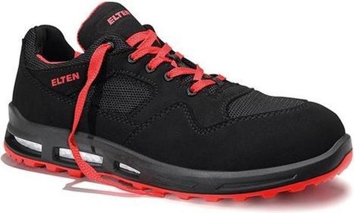 Actual product image Elten Low shoe black/red LAKERS XXT Low ESD, S1P, EU shoe size: 40 (S1P, 40)