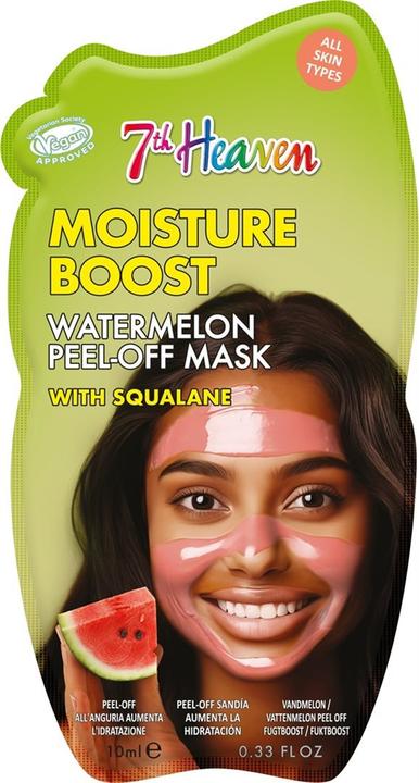 7th Heaven Watermelon Peel Off Face Mask with Squalane - Moisture Boost (10 ml)