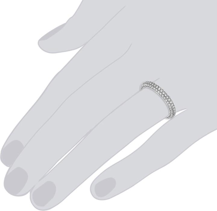 Produktbild Lulu & Jane Damen Messing Zirkonia silber - 29423 (54)