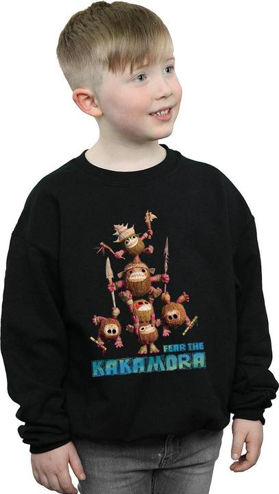Actual product image Disney Boys Moana Fear The Kakamora Sweatshirt (152, 158)