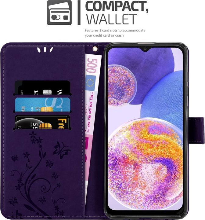 Immagine prodotto Cadorabo Custodia a libro floreale per Samsung Galaxy A23 4G (Samsung Galaxy A23)