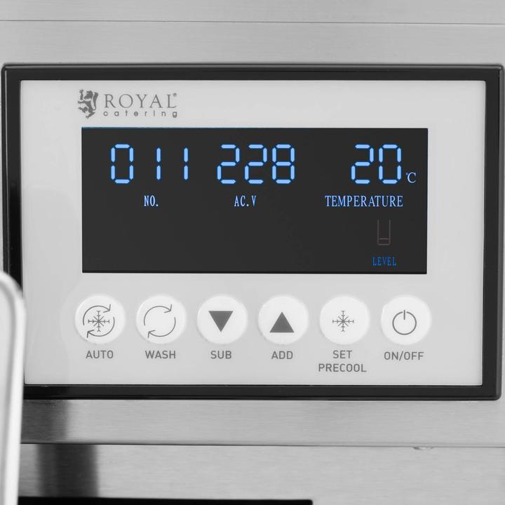 Immagine prodotto Royal Catering Macchina per gelato soft - 2140 W - 33 l/h - 3 gusti -