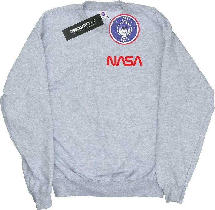 Nasa Modern Logo Chest Sweatshirt