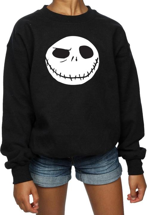 Produktbild Disney Nightmare Before Christmas Jack's Big Face Sweatshirt Mädchen (152, 158)