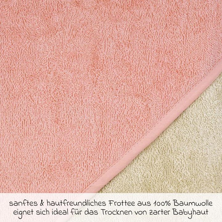 Immagine prodotto Kapuzenbadetücher & Handtücher Kapuzenbadetuch 80 x 80 cm - Greige Erik