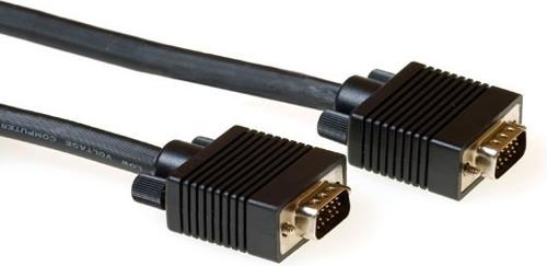 Produktbild VGA connection cable male-male black 5 m 5m VGA (D-Sub) VGA (D-Sub) Schwarz VGA-Kabel (5 m, VGA)