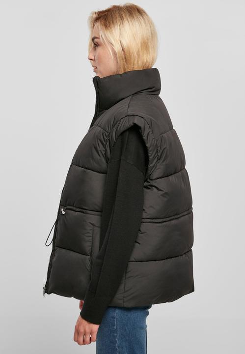 Actual product image Urban Classics Ladies Waisted Puffer Vest (L)