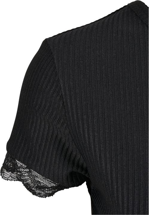 Immagine prodotto Urban Classics Tee con orlo in pizzo da donna (XXL)