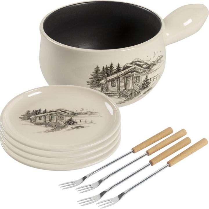 Actual product image Kuhn Rikon Cheese fondue set Chalet 9 pcs (Cheese fondue)