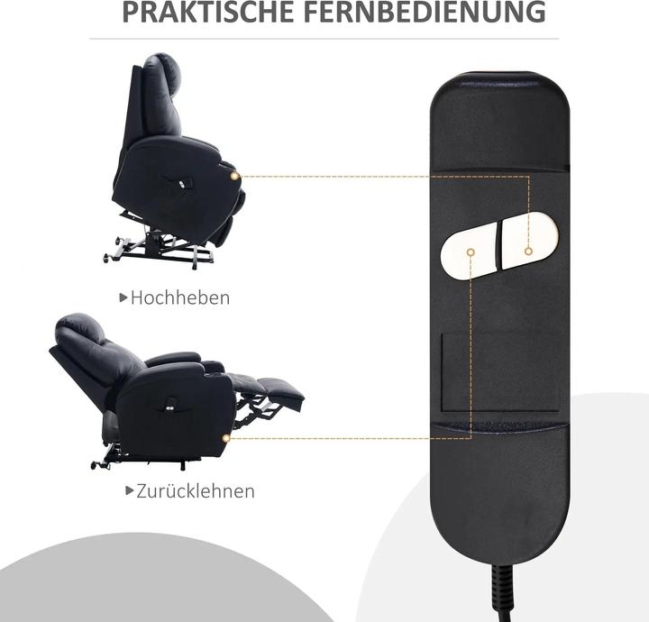 Immagine prodotto Homcom Massagesessel mit Liegefunktion