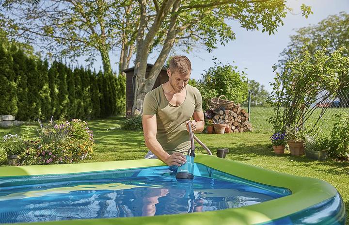 Actual product image Gardena Akku-Klarwasser-Tauchpumpe 20002 (Clear water pump)