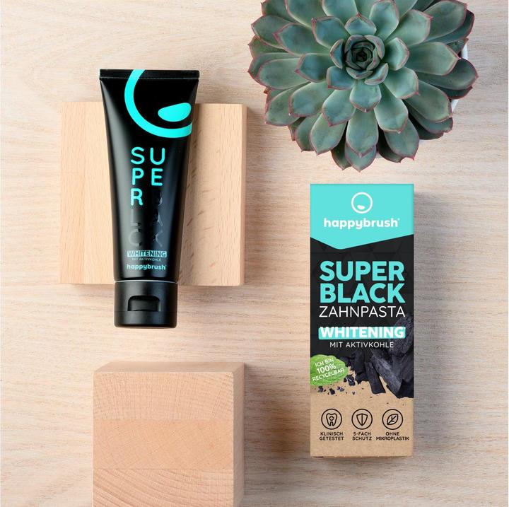 Produktbild happybrush SuperBlack (75 ml)