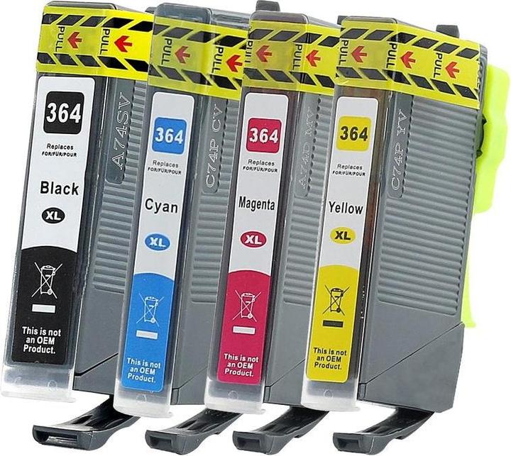 Actual product image Hermex Compatible Ink Cartridge XL for HP PhotoSmart B8550 (M, Y, FC, C)