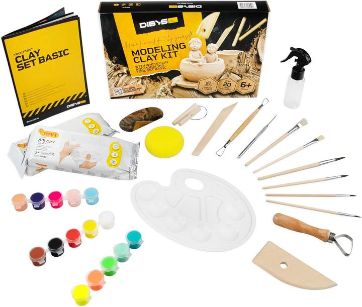 Image du produit DiBYS Kit De Mesure De Modele Avec Ton Blanc Et Kit D'Outils De Modele Basic