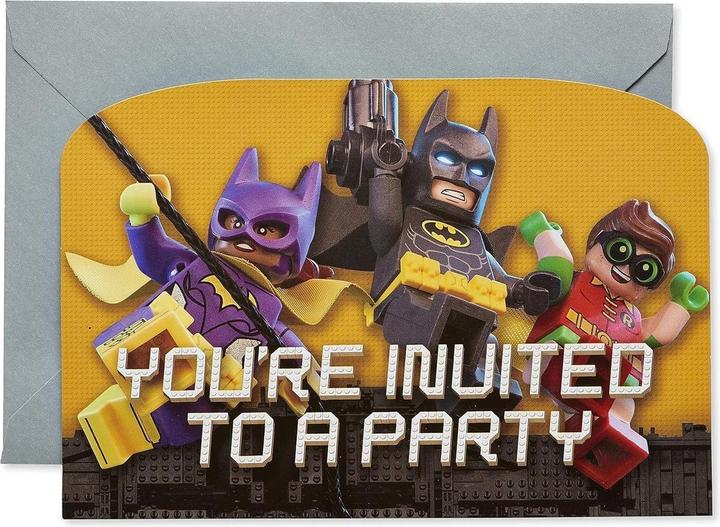 Actual product image LEGO Characters Invitations (Pack of 8) (8 pcs.)