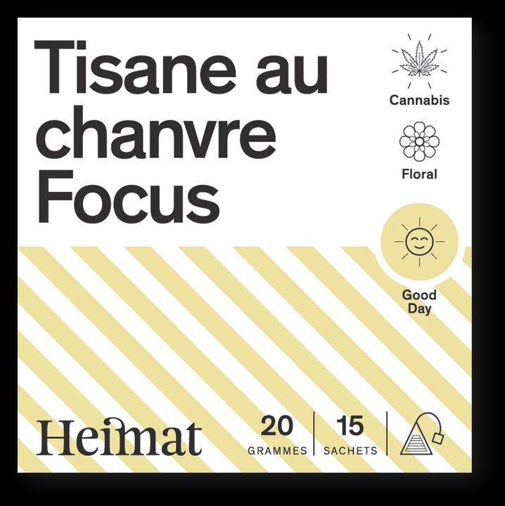 Image du produit Heimat Thé au chanvre Focus (Good Day) (20 g)