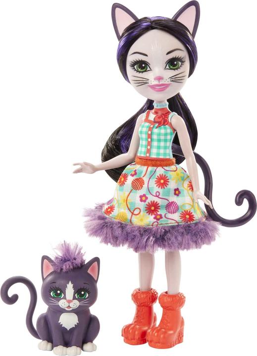 Image du produit Enchantimals Ciesta Chat et Climber - Mini-poupée - 4 ans et +