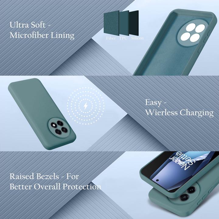 Immagine prodotto Cadorabo Custodia per OnePlus 13R TPU Liquid Silicone Case (OnePlus 13R)