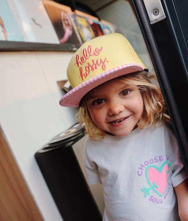 Produktbild Hello Hossy Chessy Pink Cap - Gelb / Pink (48, 49, 50, 51, 52)