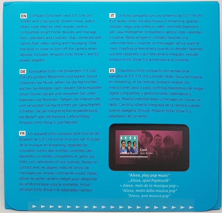Actual product image Amazon Echo Show 5 (Amazon Alexa)