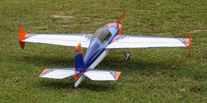 Produktbild Extremeflight-RC extra 300 48" v2 plus orange/blau/weiss arf mit tragflächen-schnellverschluss