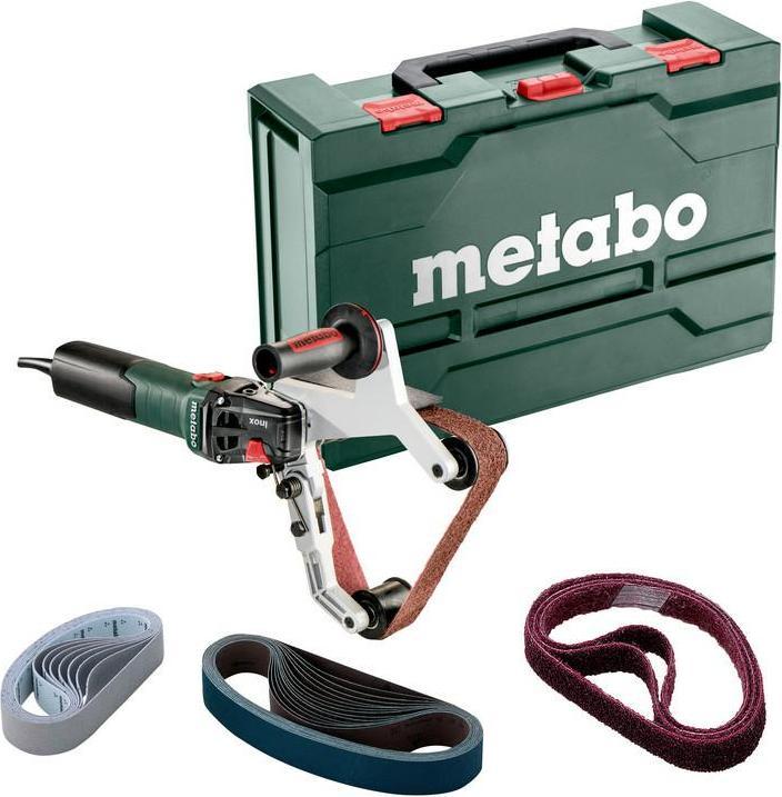 Produktbild Metabo 602243500 Rohrbandschleifer RBE 15-180 Set Stahlblech-Tragkasten (Rohrbandschleifer, 1550 W)