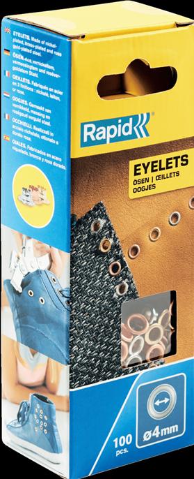 Actual product image Rapid Eyelets 4mm 100 pieces
