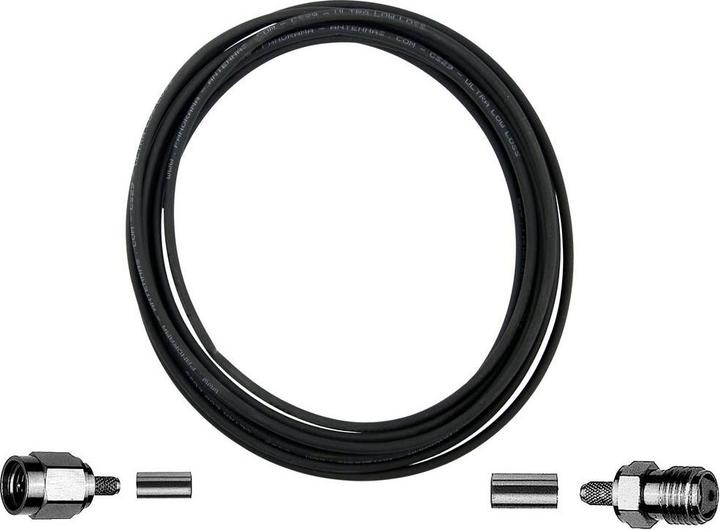 Image du produit Wittenberg Antennen Câble d'antenne de 3 m sans halogène SMA mâle, SMA femelle 103443 (Câble d'antenne)