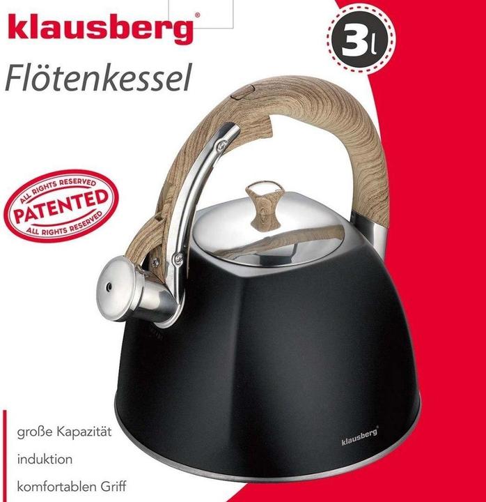 Immagine prodotto Klausberg Bollitore con fischietto 3L KB-7498 (3 l)