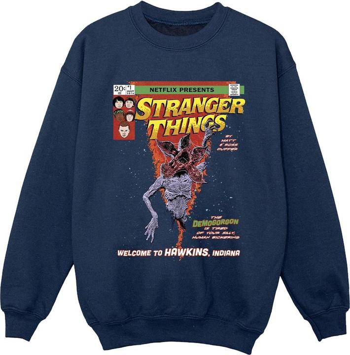 Netflix Stranger Things Comic Cover Sweatshirt Jungen
