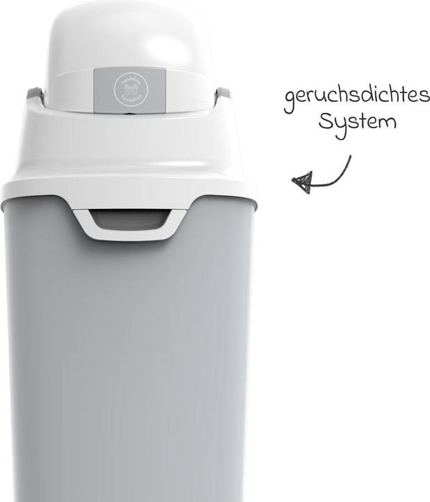 Produktbild Diaper Champ Windeleimer One Maxi Handsfree 120 l Silber