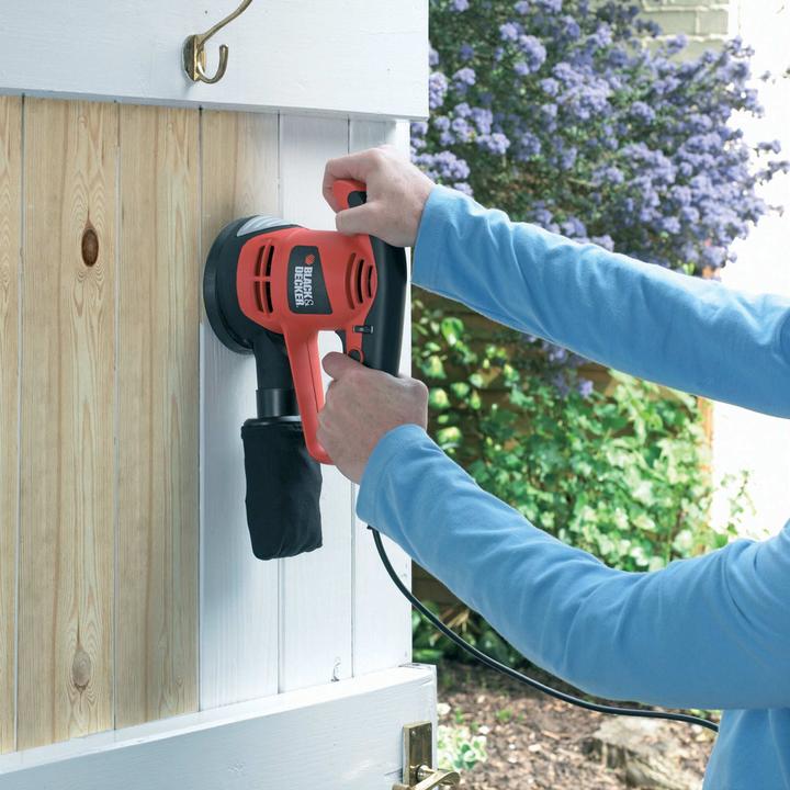 Image du produit Black & Decker Ponceuse orbitale aléatoire KA191EK (Ponceuse excentrique, 480 W)